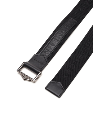 Givenchy Logo Embossed Jacquard Belt