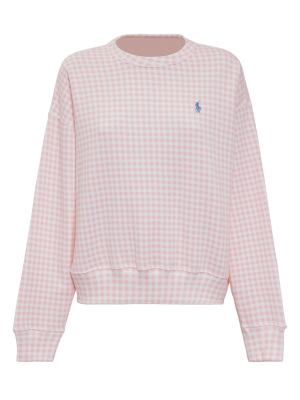 Polo Ralph Lauren Checked Crewneck Sweatshirt