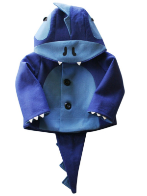 Blithe Blue Dinosaur Coat