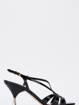 Miu Miu Ankle Strapped Heel Sandals