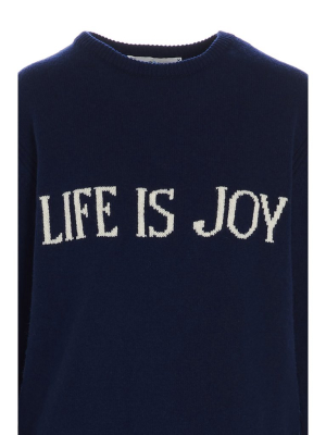 Alberta Ferretti Life Is Joy Knit Sweater