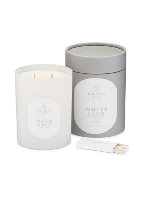 Linnea's Lights Double Wick White Sage