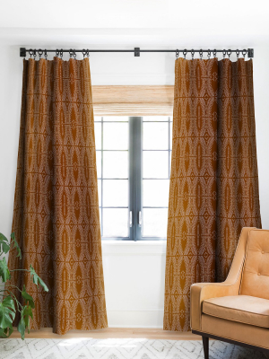 Iveta Abolina Alfonso Rust Single Panel Blackout Window Curtain By Deny Designs.