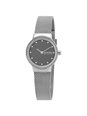 Skagen Freja Quartz Crystal Grey Dial Ladies Watch Skw2667