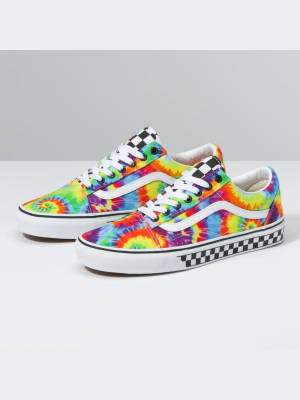 Customs Tie Dye Checkerboard Old Skool