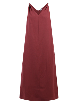 Brunello Cucinelli Sleeveless Midi Dress