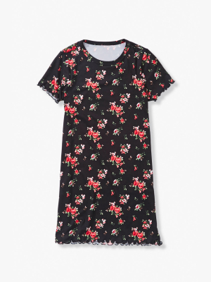 Girls Floral T-shirt Dress (kids)