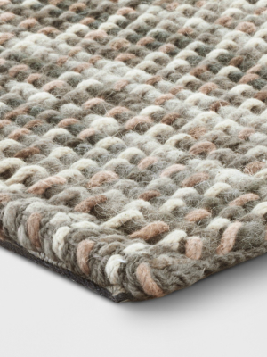 Basketweave Tie Dye Design Woven Rug - Project 62™