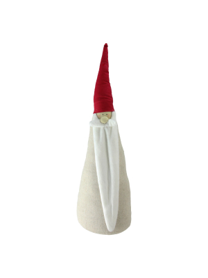 Northlight 16.5" Red And White Santa Gnome Christmas Tabletop Decoration