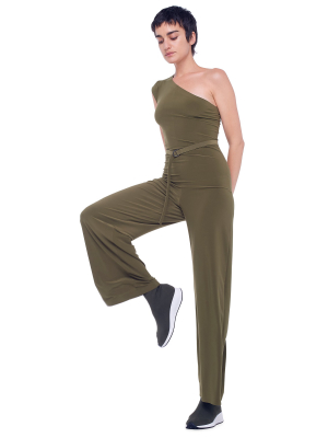 One Shoulder Jumpsuit