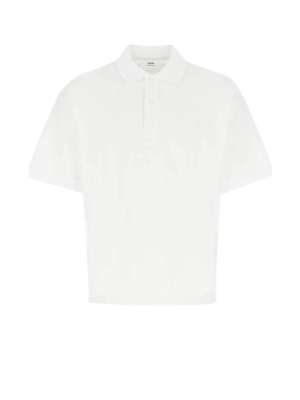 Ami Logo Patch Polo Shirt