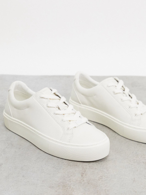 Ugg Zilo Leather Sneakers In White