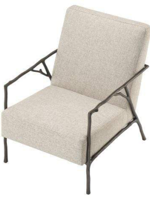 Eichholtz Antico Occasional Chair - Beige & Bronze