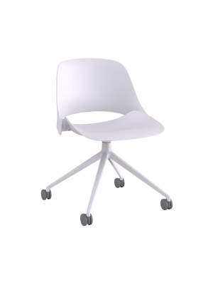 Trea Chair With Hard Casters