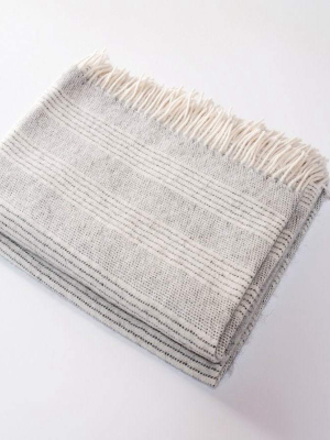 Harlow Henry Alpaca Stripe Cloud Throw