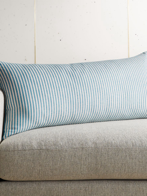 36"x16" Costa Nova Linen Stripe Pillow