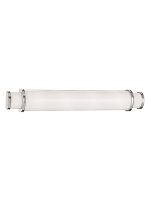 Malcolm 4 Light Led Bath Bracket Polished Nickel