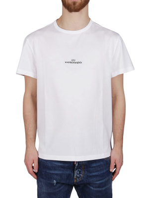 Maison Margiela Logo Embroidered T-shirt