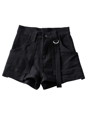 'elva' Two Front Pockets Shorts (2 Colors)