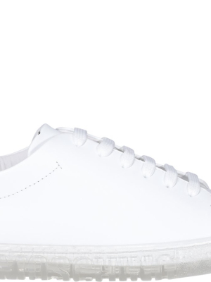 Moschino Logo Embossed Lace-up Sneakers