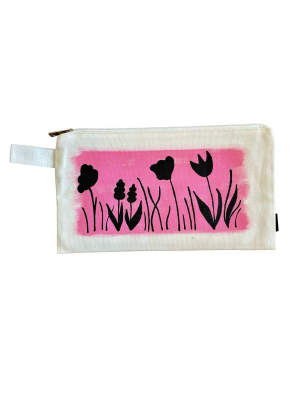 'bloom And Grow' Painted Pouch