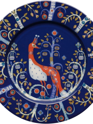 Taika Salad Flat Plate - Blue