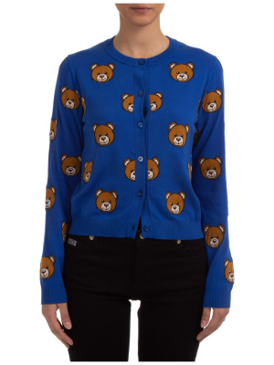 Moschino Teddy Bear Motif Cardigan