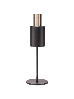 Lucca Black Metal Table Lighting