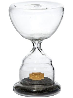 Trophy Shaped Sandglass Black No.3