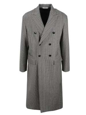 Valentino Vltn Times Double-breasted Coat