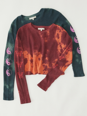 Truly Madly Deeply Tie-dye Thermal Tee