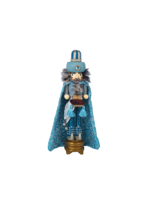 Kurt Adler 18" Hollywood Turquoise King Nutcracker