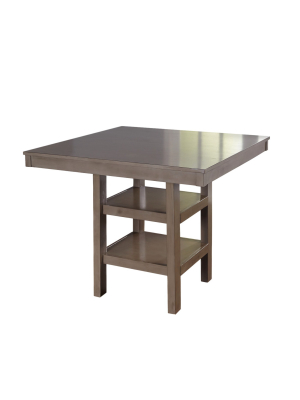 Simon Counter Height Table - Gray - Target Marketing Systems