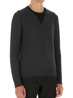 Dolce & Gabbana Layered V-neck Sweater