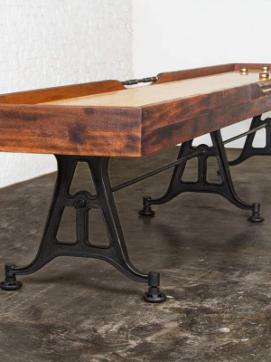 Artisan Reclaimed Wood Shuffleboard Table