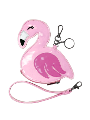 Iscream Flamingo Coin Purse And Key Chain