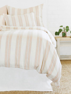 Pom Pom At Home Carter Duvet & Sham - Ivory/amber