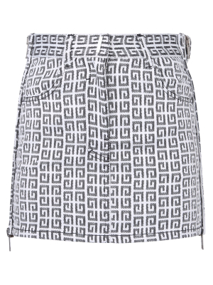 Givenchy 4g Jacquard Mini Skirt