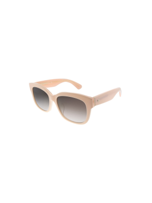 Kate Spade Low Bridge Fit Lorelle/f/s Qpf Womens Square Sunglasses Light Pink 54mm