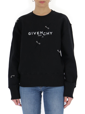 Givenchy Ring Eyelet Logo Sweatshirt