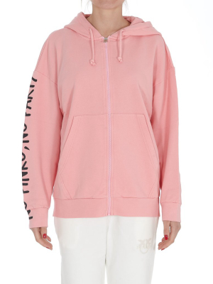 Pinko Slogan Printed Hoodie