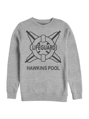 Men's Stranger Things Hawkins Lifeguard Sweatshirt