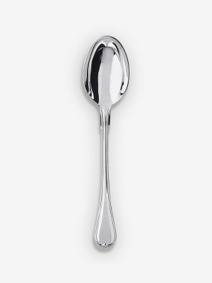 Consulat Serving Spoon In Silver Plate By Puiforcat