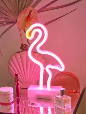 Brilliant Ideas Flamingo Led Neon Table Lamp