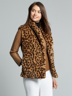 Animal Faux Fur Vest