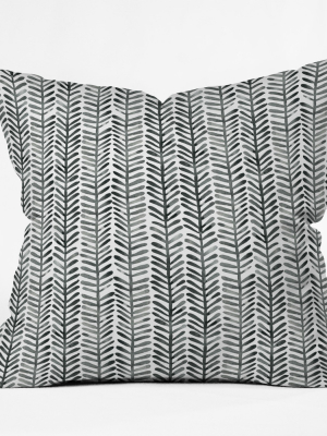 Black/white Check Throw Pillow - Deny Designs