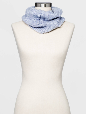 Women's Popcorn Cable Snood Scarf - Universal Thread™ One Size