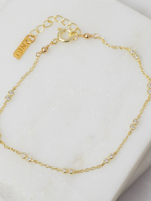 Zeta Bracelet, Gold