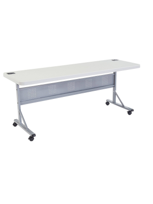 24"x72" Flip-n-store Training Table - Hampton Collection