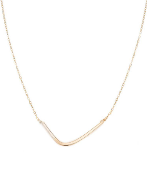 Mini Silver & Gold Inflecto Necklace